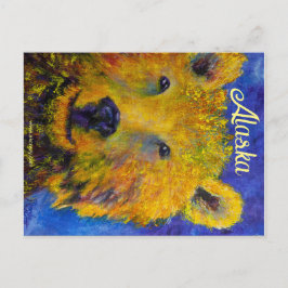 Alaskan Peek-a-Beer Briefkaart