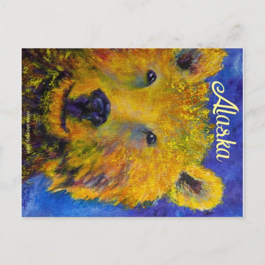 Alaskan Peek-a-Beer Briefkaart (Voorkant)