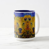 Alaskan PeekaBear 15oz Coffee-Mok Tweekleurige Koffiemok (Voorkant rechts)