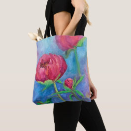 Alaskan Peonies Canvas tas