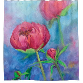 Alaskan Peonies douchegordijn