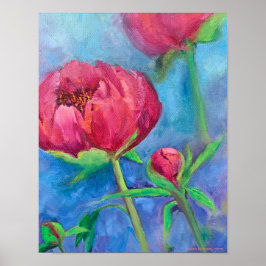 Alaskan Peonies Vorming Poster
