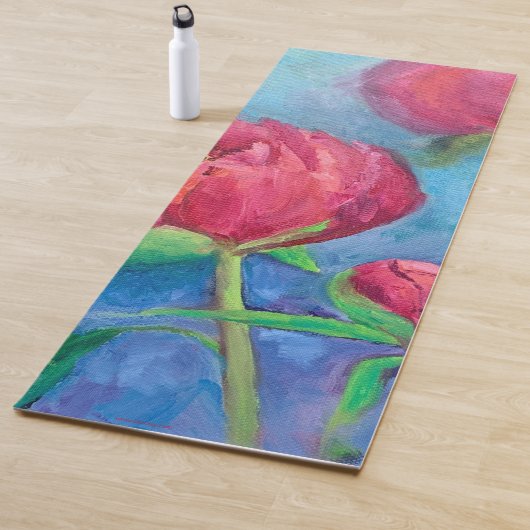 Alaskan Peonies Yoga Mat (In situ)