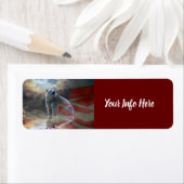 Alaskan Polar Beer American Flag Label (Insitu)