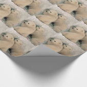 Alaskan Polar Beer Cubs Cadeaupapier (Hoek)