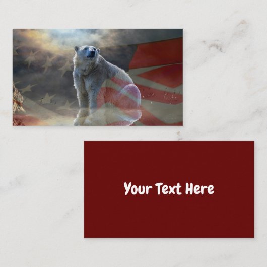 Alaskan Polar Beer Visitekaartje (Voorkant / Achterkant)