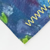 Alaskan Poppies fleece deken (Hoek)