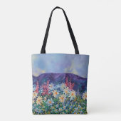 Alaskan Poppies & Tisha's Tuin Canvas tas (Achterkant)