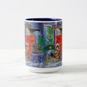 Alaskan Puppy Dreams in de Hotel Captain Cook Mok (Center)