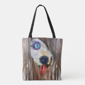 Alaskan Puppy Sled Dog Transport Tas (Achterkant)