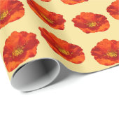 Alaskan Red Poppy Colorful Flower Cadeaupapier (Rol Hoek)