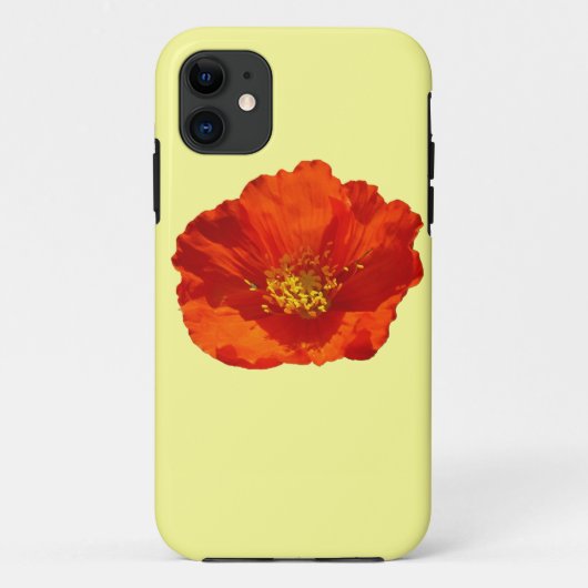 Alaskan Red Poppy Colorful Flower Case-Mate iPhone Case (Achterkant)
