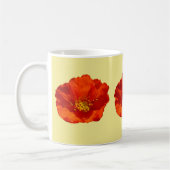 Alaskan Red Poppy Colorful Flower Koffiemok (Links)