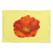 Alaskan Red Poppy Colorful Flower Kussensloop (Achterkant)