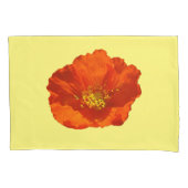 Alaskan Red Poppy Colorful Flower Kussensloop (Voorkant)
