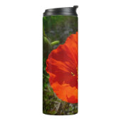 Alaskan Red Poppy Colorful Flower Thermosbeker (Gedraaid links)