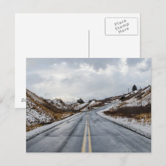 Alaskan Road Briefkaart (Voorkant / Achterkant)