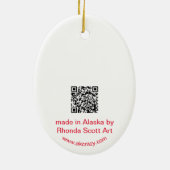 Alaskan Salmon Metamorphosis Ornament (Achterkant)