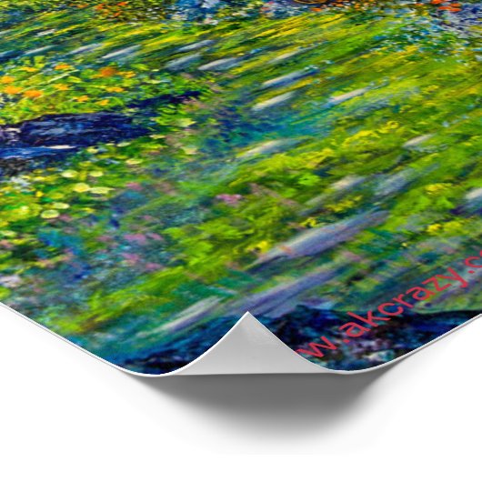 Alaskan Secret Garden Path Poster (Hoek)