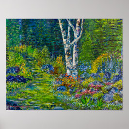 Alaskan Secret Garden Path Poster