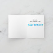 Alaskan Siberian Husky Funny Dog Lover Birthday Kaart (Binnen)