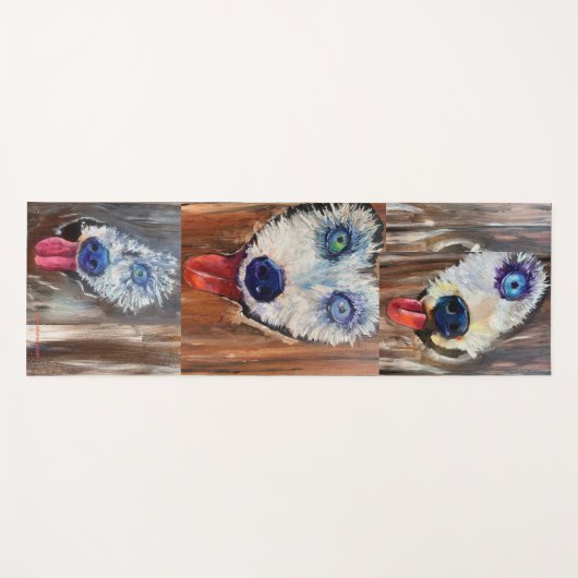 Alaskan Sled Dog Puppies in hun vervoer Yogamat (Voorkant (horizontaal))