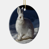 Alaskan Snowshoe Hare Keramisch Ornament (Rechts)