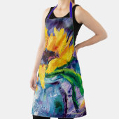 Alaskan Sunflower Blues Schort (Insitu)