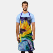 Alaskan Sunflower Blues Schort (Gedragen)