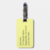 Alaskan Sunset I Beauful Alaska-fotografie Bagagelabel (Achterkant verticaal)