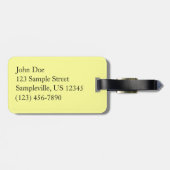 Alaskan Sunset I Beauful Alaska-fotografie Bagagelabel (Achterkant horizontaal)