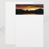 Alaskan Sunset I Beauful Alaska-fotografie Briefpapier (Voorkant / Achterkant)