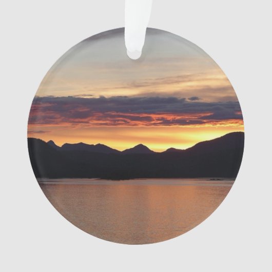 Alaskan Sunset I Beauful Alaska-fotografie Ornament (voorkant)