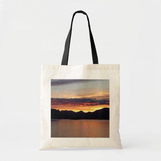 Alaskan Sunset I Beauful Alaska-fotografie Tote Bag (Voorkant)