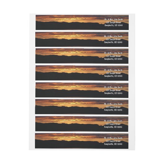 Alaskan Sunset II Beauful Alaska-fotografie (Vel)