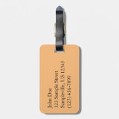 Alaskan Sunset II Beauful Alaska-fotografie Bagagelabel (Achterkant verticaal)