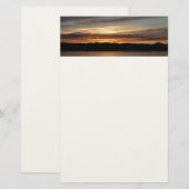 Alaskan Sunset II Beauful Alaska-fotografie Briefpapier (Voorkant / Achterkant)