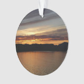 Alaskan Sunset II Beauful Alaska-fotografie Ornament (voorkant)