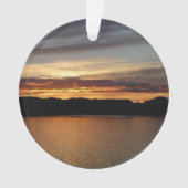 Alaskan Sunset II Beauful Alaska-fotografie Ornament (voorkant)