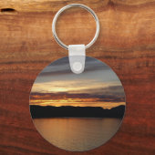 Alaskan Sunset II Beauful Alaska-fotografie Sleutelhanger (Voorkant)