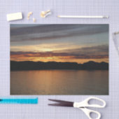 Alaskan Sunset II Beauful Alaska-fotografie Tissuepapier (Craft)