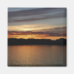 Alaskan Sunset II Mooie Alaska fotografie Magneet