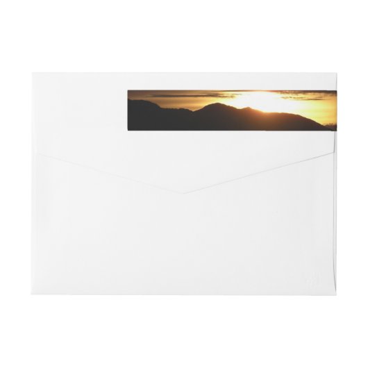 Alaskan Sunset III Beauful Alaska-fotografie (Achterkant)