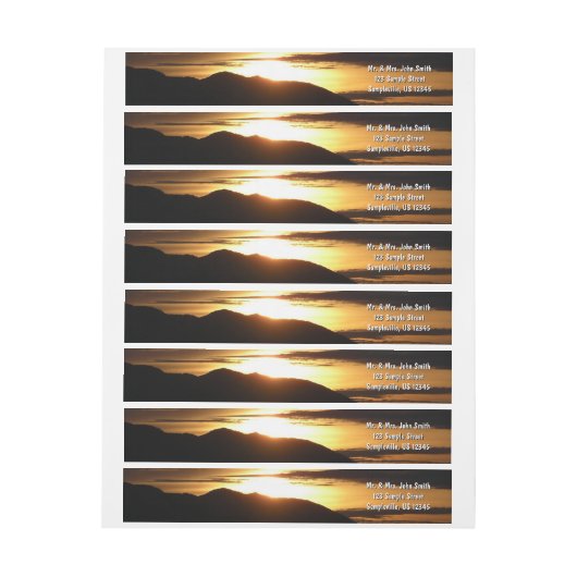 Alaskan Sunset III Beauful Alaska-fotografie (Vel)