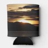 Alaskan Sunset III Beauful Alaska-fotografie Blikjeskoeler (Achterkant)