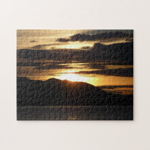 Alaskan Sunset III Beauful Alaska-fotografie Legpuzzel