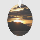 Alaskan Sunset III Beauful Alaska-fotografie Ornament (voorkant)