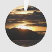 Alaskan Sunset III Beauful Alaska-fotografie Ornament (voorkant)