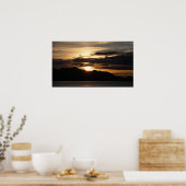 Alaskan Sunset III Beauful Alaska-fotografie Poster (Keuken)