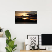 Alaskan Sunset III Beauful Alaska-fotografie Poster (Thuiskantoor)
